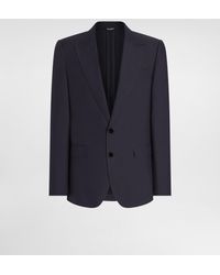 Dolce & Gabbana - Single-Breasted Silk-Blend Gabardine Taormina Jacket - Lyst
