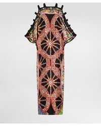 Dolce & Gabbana - Carretto-Print Twill Kaftan Dress - Lyst