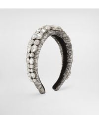 Dolce & Gabbana - Floral Jacquard Headband With Embroidery - Lyst
