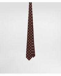 Dolce & Gabbana - Jacquard Tie With Heraldic Shields - Lyst
