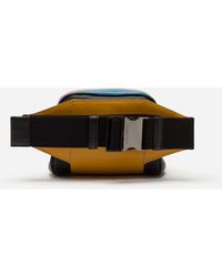 Dolce & Gabbana Jamaica Fanny Pack In Mixed Materials With Heat-pressed Logo - Multicolour