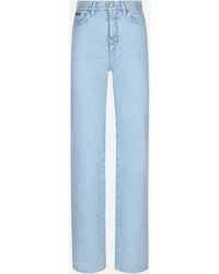 Dolce & Gabbana - Flared Cotton Denim Jeans - Lyst