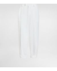 Dolce & Gabbana - Hose Aus Leinenstoff - Lyst