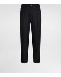 Dolce & Gabbana - Wool Pants With Double Darts - Lyst