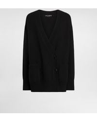 Dolce & Gabbana - Cashmere Blend Double-Breasted Cardigan - Lyst