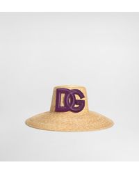Dolce & Gabbana - Raffia Hat - Lyst