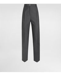 Dolce & Gabbana - Sartoriale Hose Aus Wollstoff - Lyst