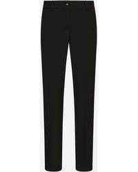 Dolce & Gabbana - Wool Fabric Pants - Lyst
