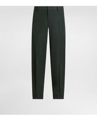 Dolce & Gabbana - Woolen Pants With Turn-Ups - Lyst