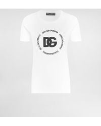 Dolce & Gabbana - Cotton Crew-Neck T-Shirt - Lyst
