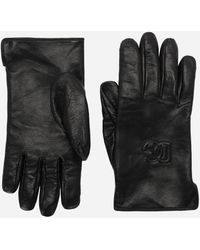 Dolce & Gabbana - Nappa Leather Gloves - Lyst