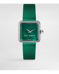 Dolce & Gabbana - Sofia Steel Watch With Diamonds - Lyst
