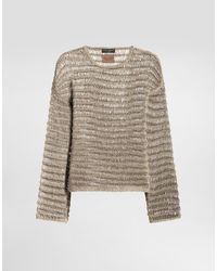 Dolce & Gabbana - Cotton-Linen Pullover - Lyst