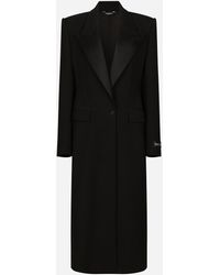 Dolce & Gabbana - ピークドラペル シングルコート - Lyst