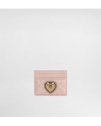 Dolce & Gabbana - Porta carte di credito 'Devotion' - Lyst