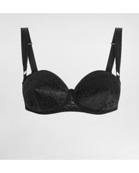 Dolce & Gabbana - Lace Balconette Bra With Conical Cups - Lyst