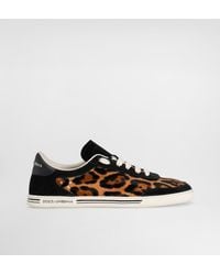 Dolce & Gabbana - Calf Saint Tropez Light Sneakers With - Lyst