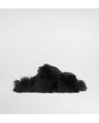 Dolce & Gabbana - Shearling Slides - Lyst