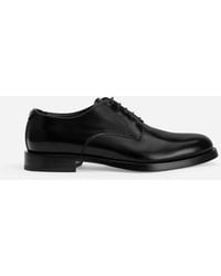Dolce & Gabbana - Brushed Calfskin Derby Shoes - Lyst