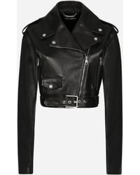 Dolce & Gabbana - Leather Jackets - Lyst