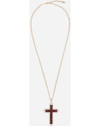 Dolce & Gabbana - 377 Pendente Croce G - Lyst