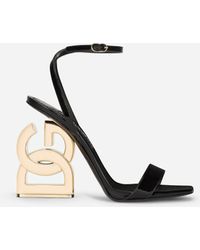 Dolce & Gabbana - Dg Pop Patent Sandal - Lyst