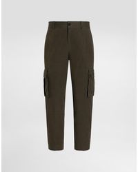 Dolce & Gabbana - Waxed Faille Trousers - Lyst