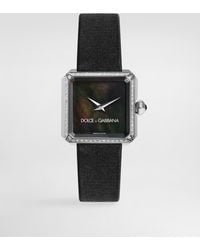 Dolce & Gabbana - Sofia Steel Watch With Colorless Diamonds - Lyst