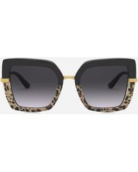 Dolce & Gabbana - Half Print Sunglasses - Lyst