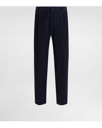 Dolce & Gabbana - Garment-Dyed Velvet Trousers - Lyst
