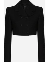 Dolce & Gabbana - クロップド ダブルジャケット - Lyst