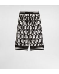 Dolce & Gabbana - Silk Twill Bermuda Shorts - Lyst