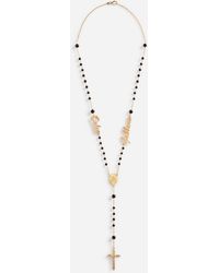 Dolce & Gabbana Collar Rosario - Negro