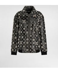 Dolce & Gabbana - Vintage Leather Jacket With Embroidery - Lyst