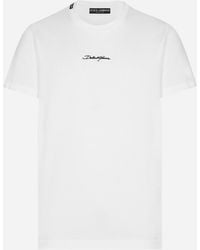 Dolce & Gabbana - Mini Short Sleeve T-Shirt - Lyst