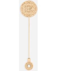 Dolce & Gabbana - Dg Logo Lapel Pin - Lyst