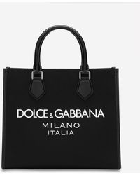 Dolce & Gabbana - Small Nylon Shopper - Lyst