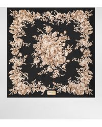 Dolce & Gabbana - 90X90 Silk Twill Scarf - Lyst
