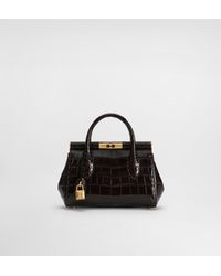 Dolce & Gabbana - Mini Day Bag Marlene Aus Glänzendem Alligatorleder - Lyst