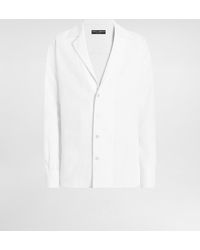 Dolce & Gabbana - Long-Sleeved V-Neck Shirt - Lyst