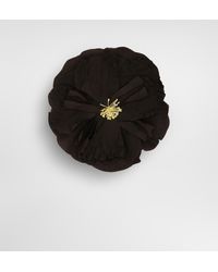 Dolce & Gabbana - Brosche Mit Blume Aus Popeline - Lyst