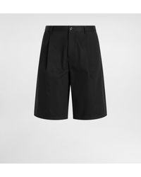 Dolce & Gabbana - Cotton Twill Shorts With Dg Logo Embroidery - Lyst
