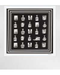 Dolce & Gabbana - Fular De Seda Con Estampado Licores - Lyst