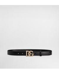 Dolce & Gabbana - Dolce & Gabbana Logo Belt Accessories - Lyst