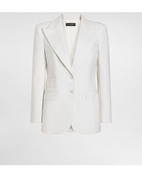 Dolce & Gabbana - Single-Breasted Woolen Turlington Blazer - Lyst