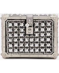 Dolce & Gabbana - ドルチェ ボックス バッグ ジャカードファブリック エンブロイダリー - Lyst