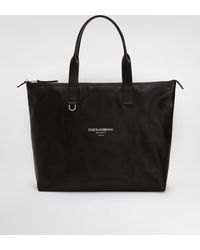 Dolce & Gabbana - Medium Calfskin Shopper - Lyst