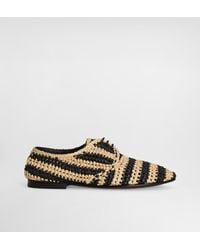Dolce & Gabbana - Woven Raffia Derby Shoes - Lyst