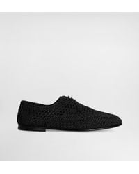 Dolce & Gabbana - Woven Fabric Derby Shoes - Lyst