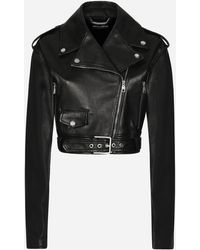 Dolce & Gabbana - Leather Jackets - Lyst